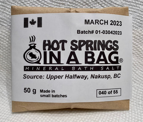 Hot Springs in A Bag