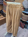 SHALIMAR bamboo wide leg palazzo pants