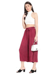 SHALIMAR bamboo crepe culotte pants