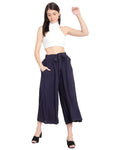 SHALIMAR bamboo crepe culotte pants