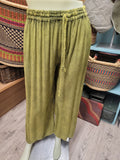 SHALIMAR bamboo wide leg palazzo pants