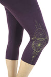 Ananda Yoga Tights - Gold Dreamcather Print