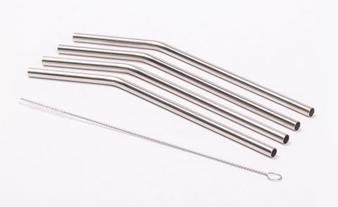 ONYX Stainless steel mini straw set 4