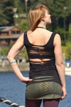 Dragonfly Tank with Slit Back