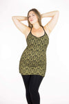 Anabelle Tank with Ikat Print