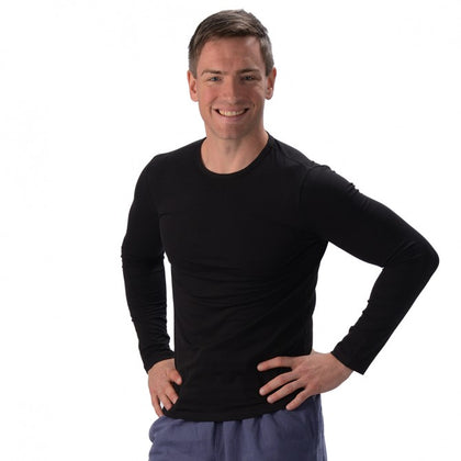 EFFORTS Men's Long Sleeved Fitted Bamboo Tee