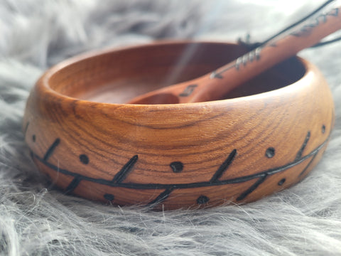 MIMIR'S TREE carved wooden bowls and cutting boards