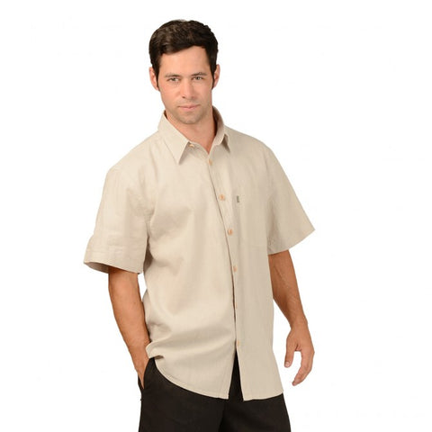 EFFORTS Men's Short Sleeve Dress Shirt