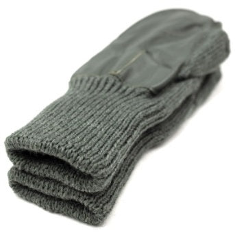 Swiss Wool and Leather Mittens