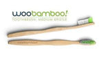 WOOBAMBOO Bamboo Toothbrushes soft bristle